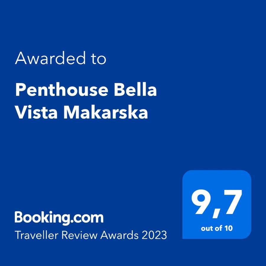 Apartament Penthouse Bella Vista Makarska Zewnętrze zdjęcie